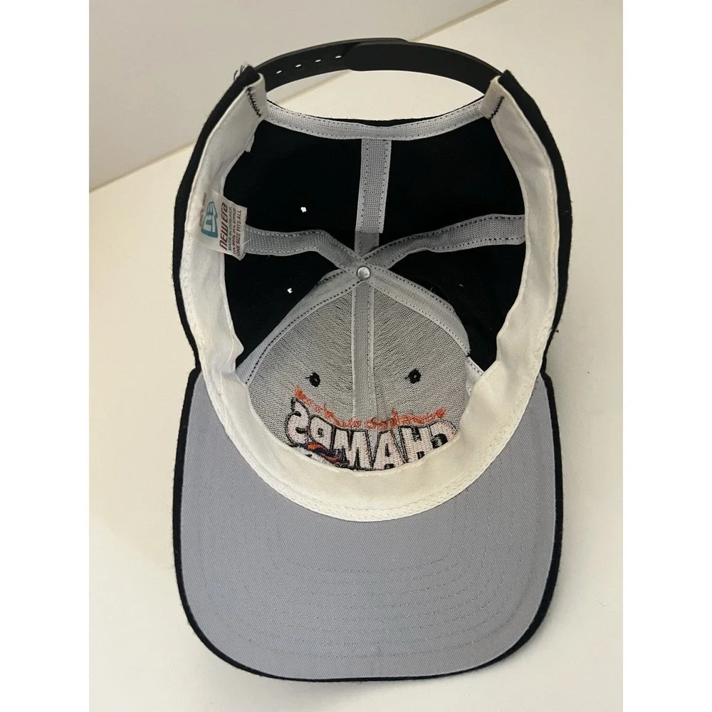 Vintage New Era Denver Broncos Super Bowl XXXII Champions Snapback Hat Black